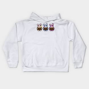 Three Chibis (Coconuts) Kids Hoodie